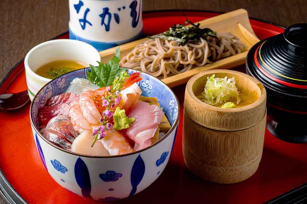 すし丼 そばセット